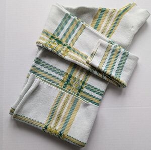 Tahari Mint Green Tweed Pouch